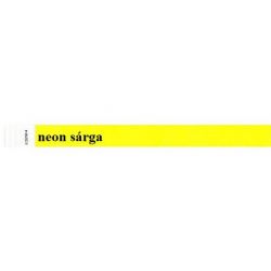 3/4" neon sárga tyvek karszalag