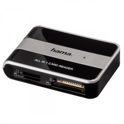 Hama 49016 Univerzális USB 2.0 fekete kártyaolvasó