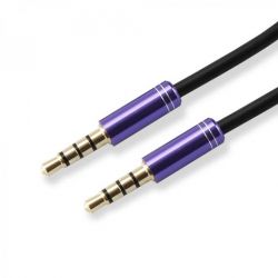Sbox SX-534929 Jack (apa-apa) 1.5m, lila audio kábel
