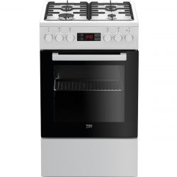 Beko FSE-52320 DW 4 zóna, 55 l fehér-fekete kombinált tűzhely