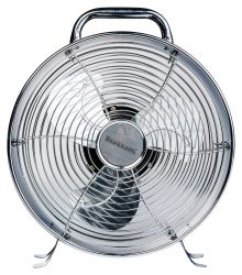 Ravanson WT-9CH, 25W, 23cm, Fémszerkezetes, Króm, Padló ventilátor