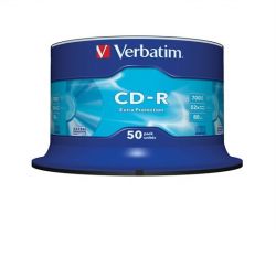 VERBATIM "DataLife" 700MB, 52x, hengeren CD-R lemez