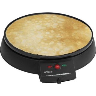 Bomann CM 2221 CB 29cm 900W fekete elektromos palacsintasütő