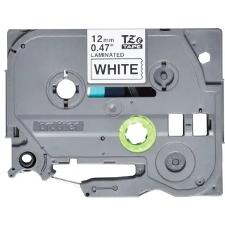 Brother TZE-231s (12mm) - 4m fehéren fekete eredeti laminált P-touch szalag