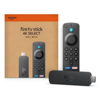 Amazon Fire TV Stick 4K Select, (2024 Release), 4K Ultra HD, 1/8 GB, Wi-Fi 5, HDMI, Fekete, TV okosító