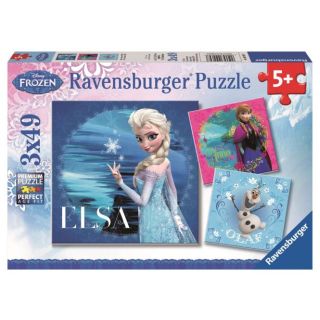 RAVENSBURGER 092697 +Puzzle 3x49 db - Jégvarázs 