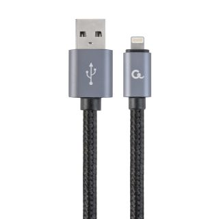 Gembird CCB-MUSB2B-AMLM-6 Fekete 1,8 M USB A Lightning Mobiltelefon kábel