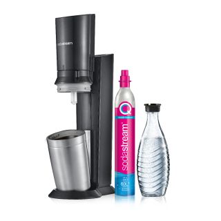 SodaStream Crystal 3.0 Fém, Rozsdamentes acél Fekete szódagép