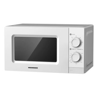 Heinner HMW-MD20MWH mikróhullámú sütő Fehér Egyszerű mikrohullámú sütő Szabadonálló 20 L 700 W