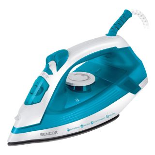 Sencor SSI 2800BL vasaló Gőzölős vasaló Kerámia talp 2200 W Kék, Fehér