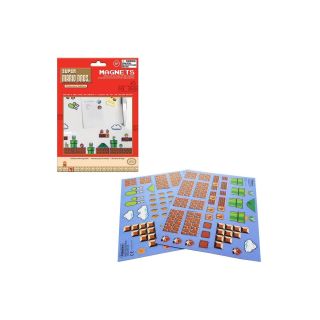 Paladone Magnet, 80 db, Super Mario Bros, Official, Hűtőmágnes készlet