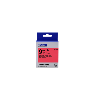Epson LK-3RBP címkéző szalag Pirosas fekete