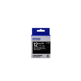Epson LK-4BWV címkéző szalag Fekete alapon fehér