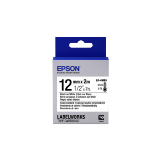 Epson LK-4WBH címkéző szalag Fehéren fekete