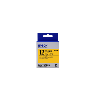 Epson LK-4YBP címkéző szalag Sárgán fekete