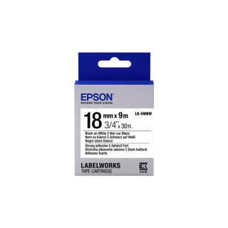 Epson LK-5WBW címkéző szalag Fehéren fekete