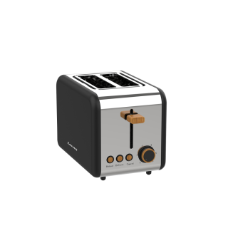 Laretti LR-EC2358, 850W, 2 szeletes, Multifunkciós, Rozsdamentes acél, Fekete, Kenyérpirító