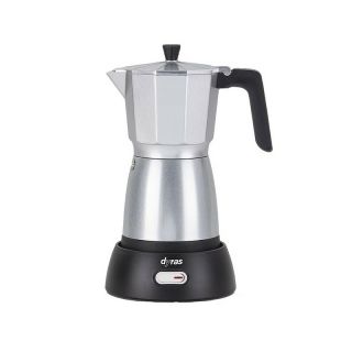 Dyras ESM-101SL, 480 W, 300 ml, 6 adagos, Elektromos, Ezüst, Kotyogós kávéfőző