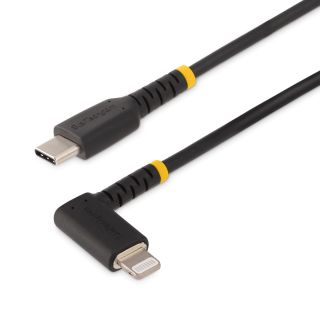 StarTech.com RUSB2CLTMM1MR Fekete 1 M USB C Lightning Mobiltelefon kábel