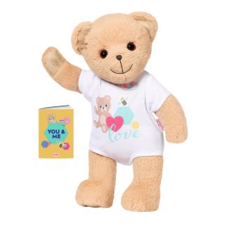 BABY born teddy bear, white clothes
