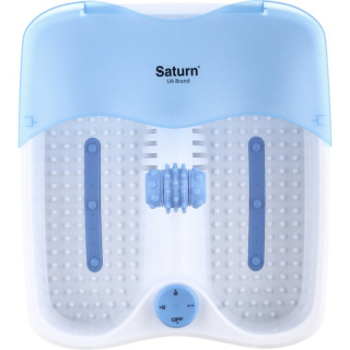 Saturn ST-BC7300, 75W, 3 féle masszázs, Vibrációs, Fehér-Kék, Elektromos lábmasszírozó
