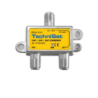 TechniSat 0000/3121 Kábelközösítő Ezüst, Sárga