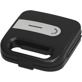 Heinner SM-K750FSBK, 750 W, 4 db szendvics, Tapadásmentes, Fekete-Inox, Szendvicssütő