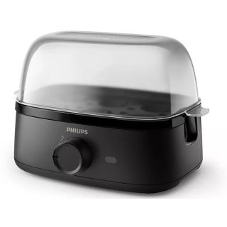 Philips HD9137/90 400 W, max. 6 tojás, hangjelzés Fekete-Átlátszó tojásfőző (Értékcsökkent)