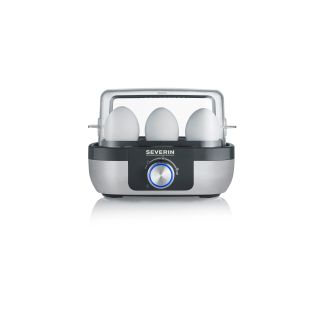 Severin EK 3169 tojásfőző gép 6 tojás 420 W Fekete, Rozsdamentes acél