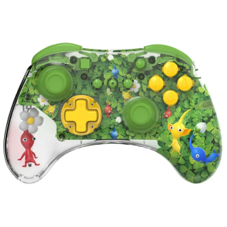 PDP REALMz, Nintendo Switch/Switch 2, LED világítás, Pikmin Clover Patch, Vezeték nélküli kontroller