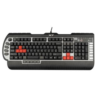A4Tech X7-G800 PS/2 QWERTY Török Fekete Gamer billentyűzet