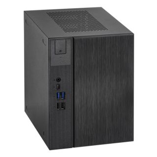 Asrock DeskMeet X300 8L-es PC Fekete AMD X300 AM4 foglalat