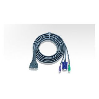 ATEN 2L1601P Szürke 1,8 M KVM kábel
