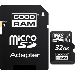 GOODRAM M1AA-0320R12 32GB microSDHC CL10 UHS-I memóriakártya + adapter