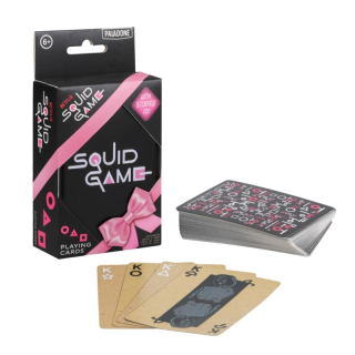 Paladone Playing Cards, Netflix: Squid Game, Vízhatlan, 54 lap, Fém doboz, Francia kártya játék