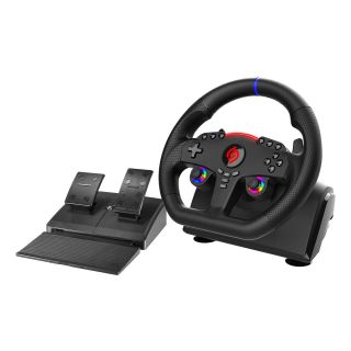 Subsonic Superdrive 270 GT-5, Multi-Platform, Playstation 5, Playstation 4, PC, USB, Fekete, Kormány szett
