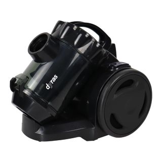 Dyras VC-800B, 800 W, 1.4 L, 18kPa, Fekete, Porzsák Nélküli Porszívó