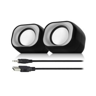 Eminent EM3513 hangfalszett 6 W PC/Laptop Fekete 2.0 csatorna 3 W