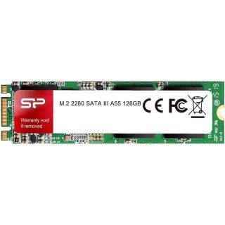 Silicon Power A55 128GB, M.2 SATA, 550/420 MB/s belső SSD