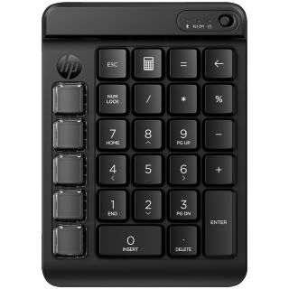 HP 435 Programmable Wireless Keypad numerikus billentyűzet Bluetooth Fekete