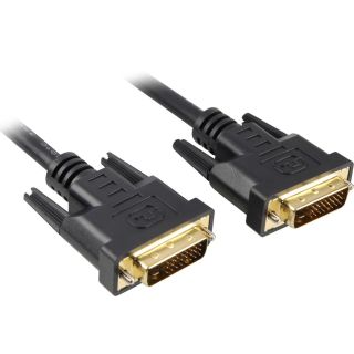 PremiumCord DVI-D (M)/DVI-D (M), 2m Fekete DVI kábel