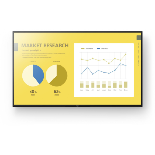 Sony FW-50EZ20L 127 cm (50") LED Wi-Fi 350 cd/m2 4K Ultra HD Fekete Android Signage kijelző