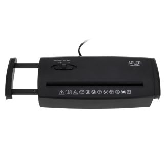 Adler AD1040, A4, 150 W, 72 dB, P-1, Fekete, Iratmegsemmisítő