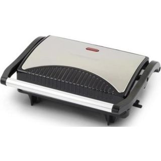 Esperanza EKG006, Taleggio, 750W, Hőszigetelt, Kerámia, Fekete-Ezüst, Kontakt grillsütő