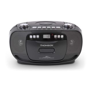 Thomson RK200CD hordozható sztereó rendszer Analóg 2,4 W AM, FM Fekete MP3-lejátszás