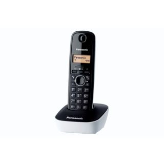 Panasonic KX-TG1611 DECT telefon Hívóazonosító Fekete, Fehér
