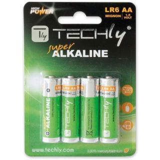 Techly LR06 AA 1.5V Egyszer használatos elem Lúgos
