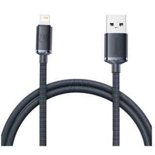 Baseus CAJY000001 Fekete 1,2 M USB A Lightning Mobiltelefon kábel