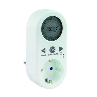 REV 0025030102 időkapcsoló Fehér Napi időzítő