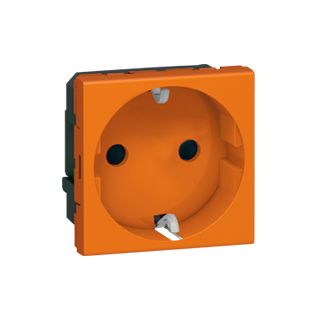 Legrand Mosaic csatlakozóaljzat Fekete, Narancssárga